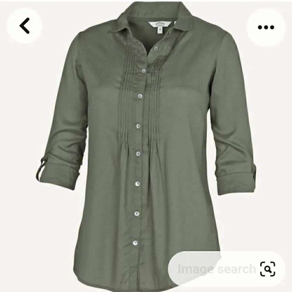 Fat Face Annabelle Blouse Green size 12